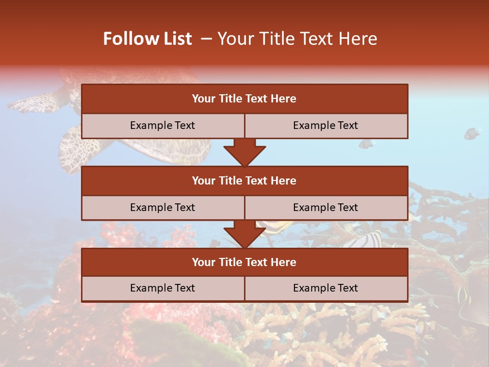 Coral Reefs PowerPoint Template