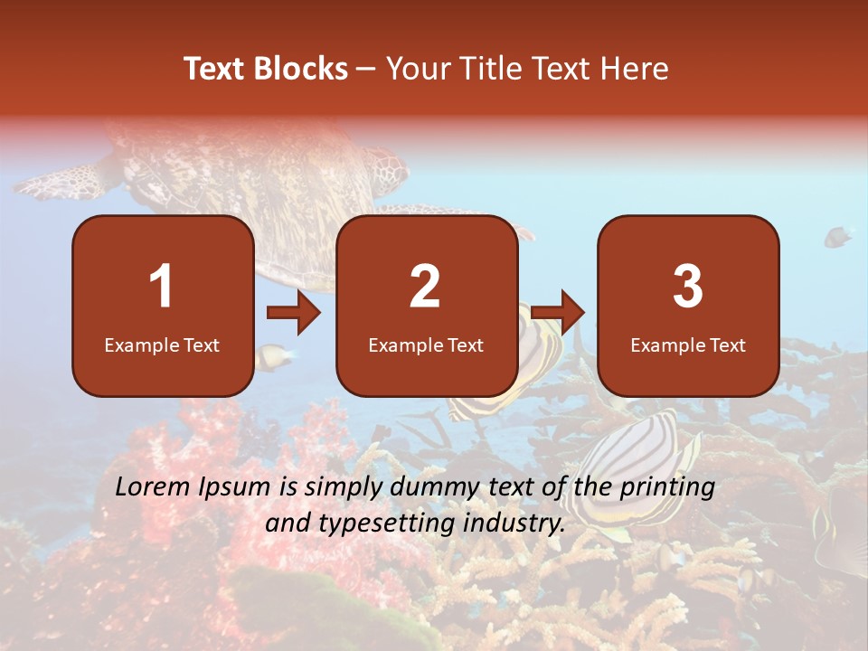 Coral Reefs PowerPoint Template