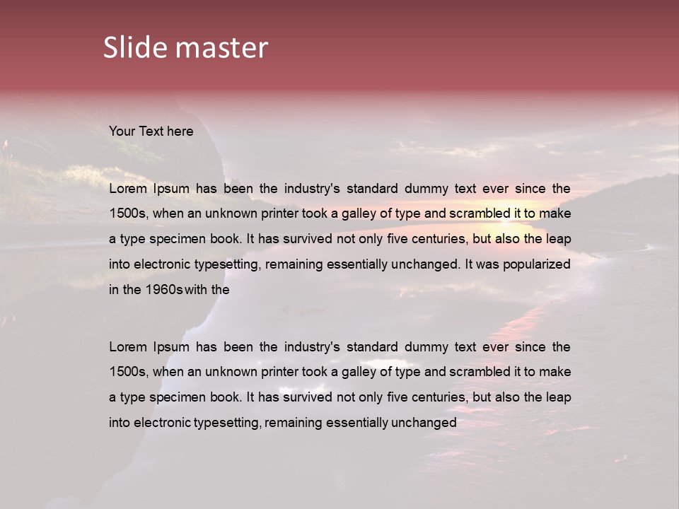 Office Team Table PowerPoint Template
