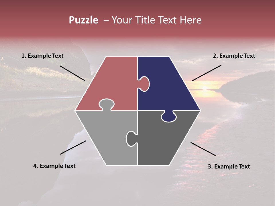 Office Team Table PowerPoint Template