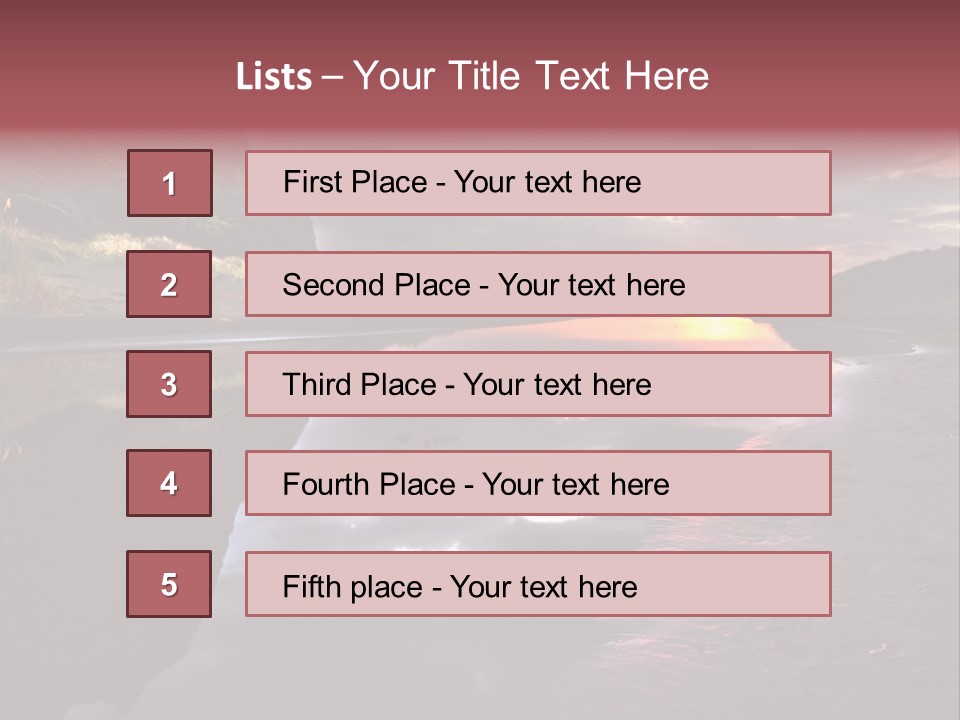 Office Team Table PowerPoint Template