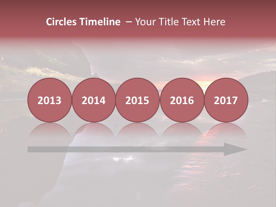 Office Team Table PowerPoint Template