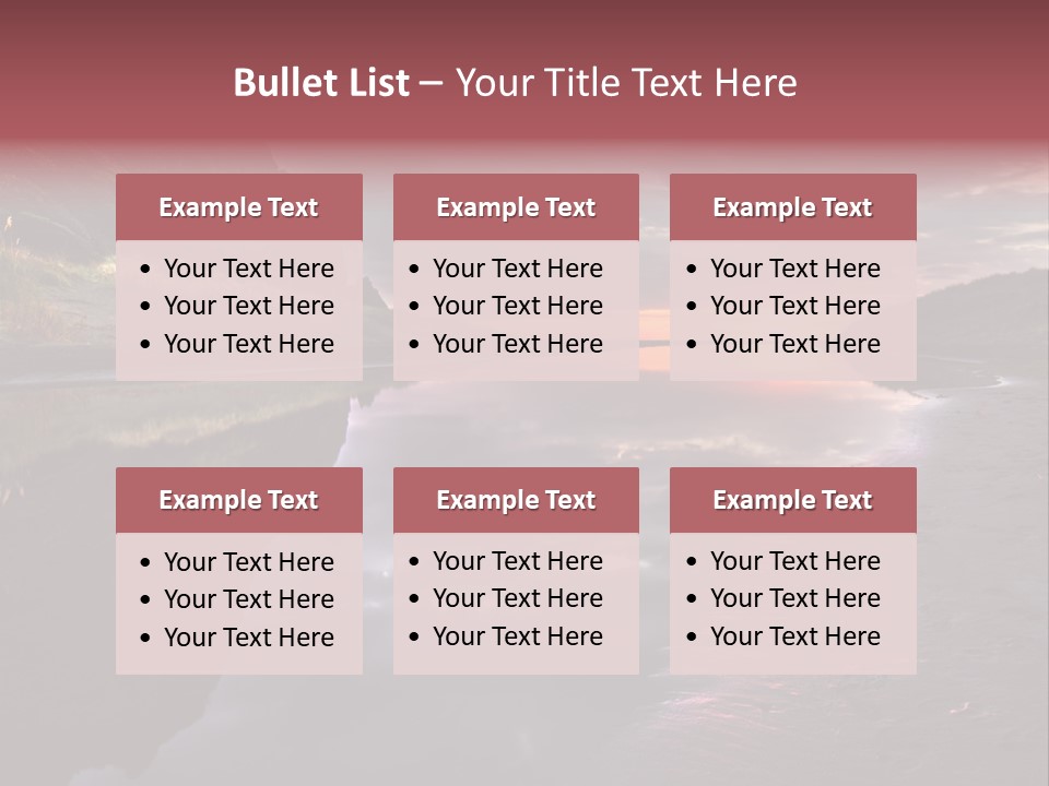 Office Team Table PowerPoint Template