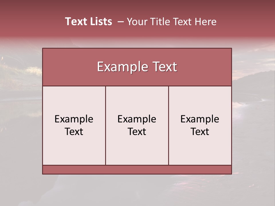 Office Team Table PowerPoint Template
