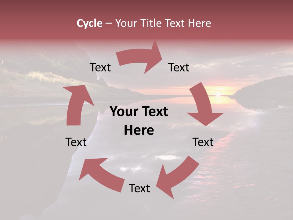 Office Team Table PowerPoint Template