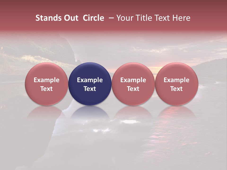 Office Team Table PowerPoint Template