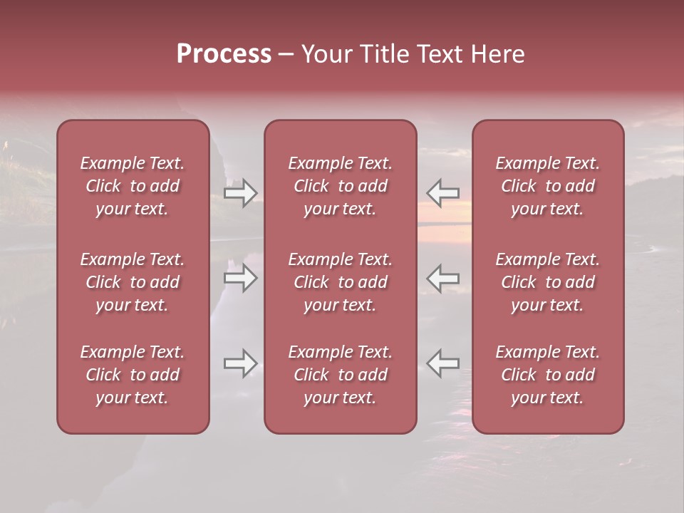 Office Team Table PowerPoint Template