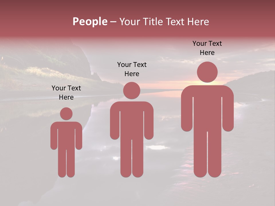 Office Team Table PowerPoint Template