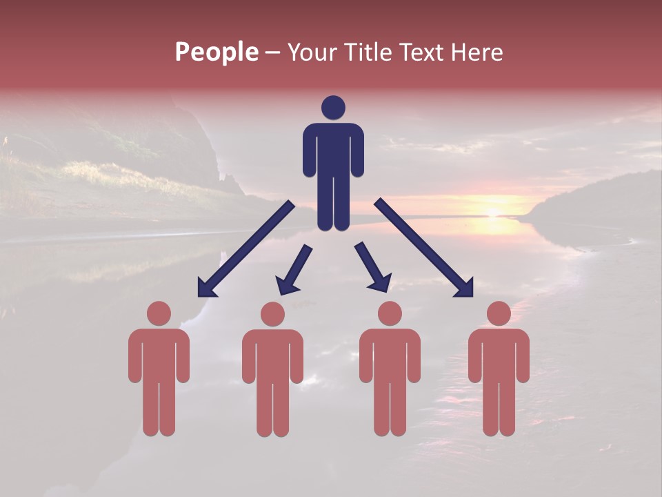 Office Team Table PowerPoint Template