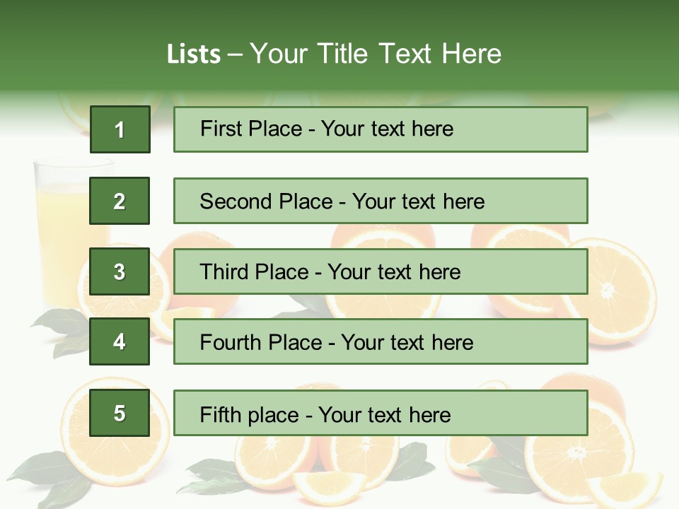 Healthy Ripe Juicy PowerPoint Template