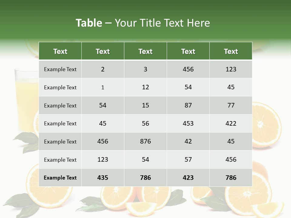 Healthy Ripe Juicy PowerPoint Template
