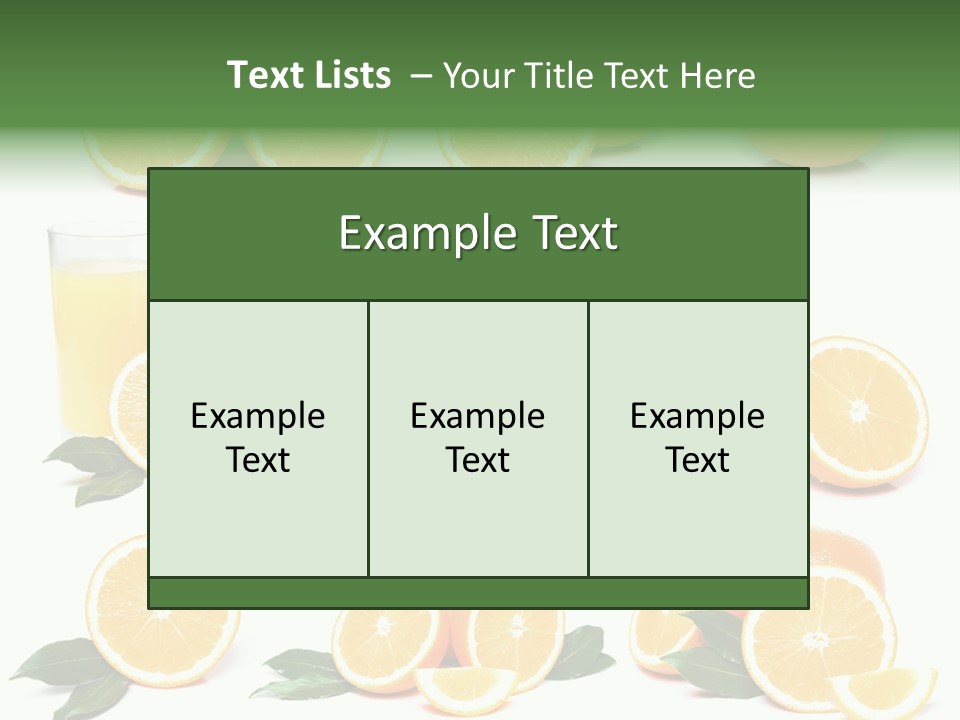 Healthy Ripe Juicy PowerPoint Template
