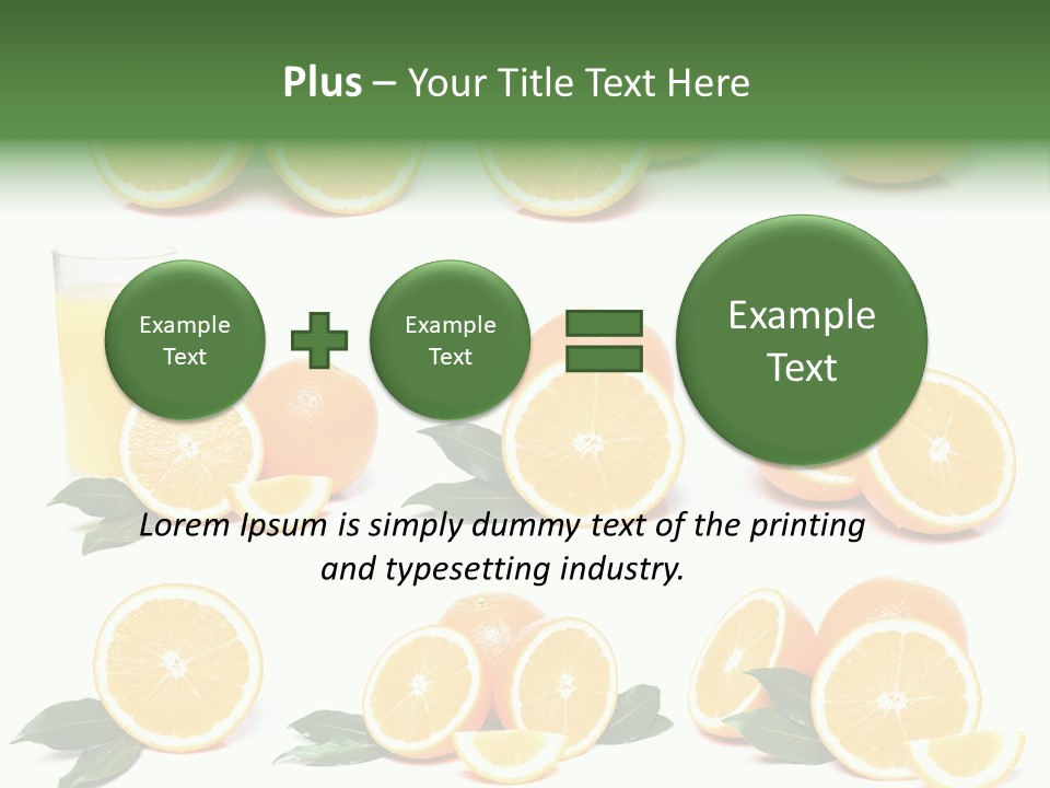Healthy Ripe Juicy PowerPoint Template