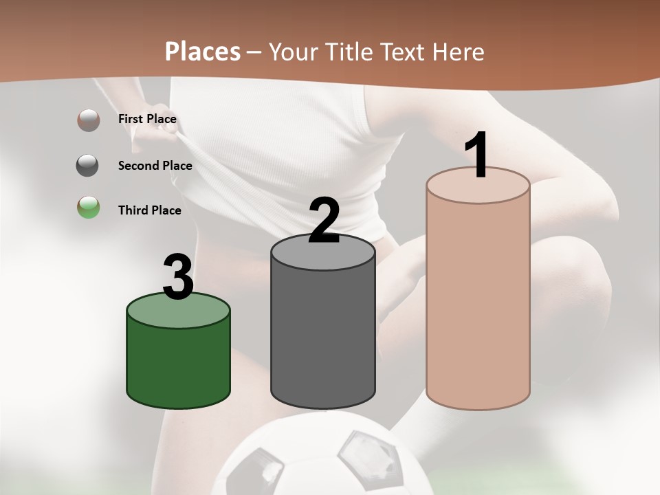 Soccer Woman PowerPoint Template