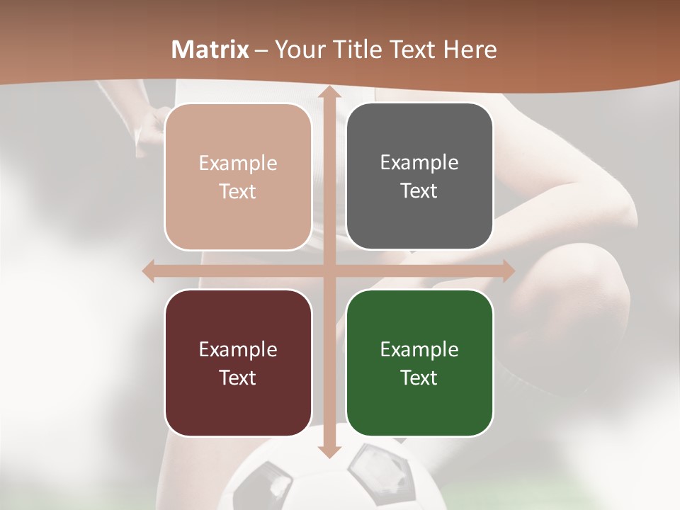 Soccer Woman PowerPoint Template