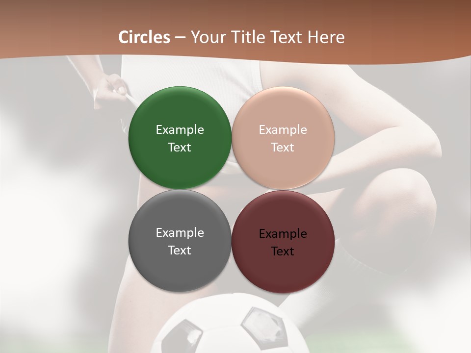 Soccer Woman PowerPoint Template