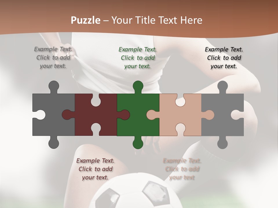 Soccer Woman PowerPoint Template