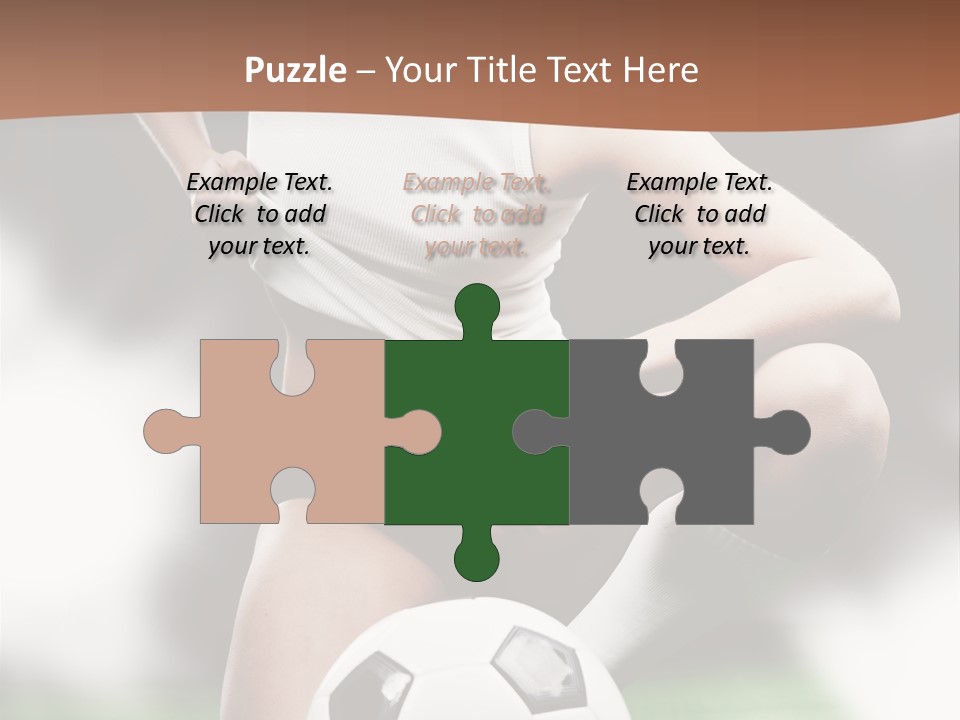 Soccer Woman PowerPoint Template