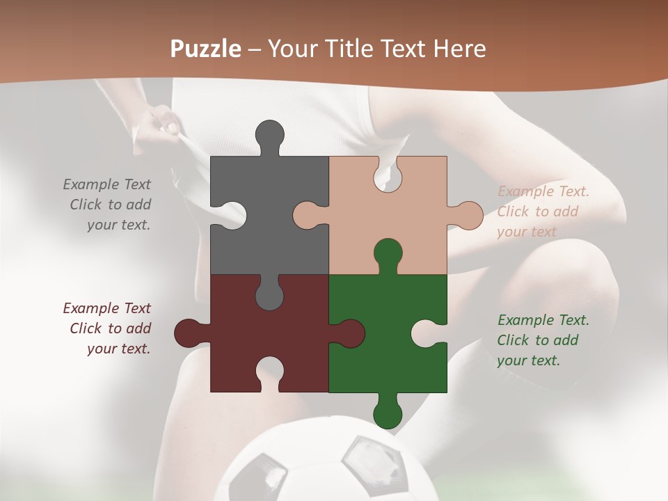 Soccer Woman PowerPoint Template
