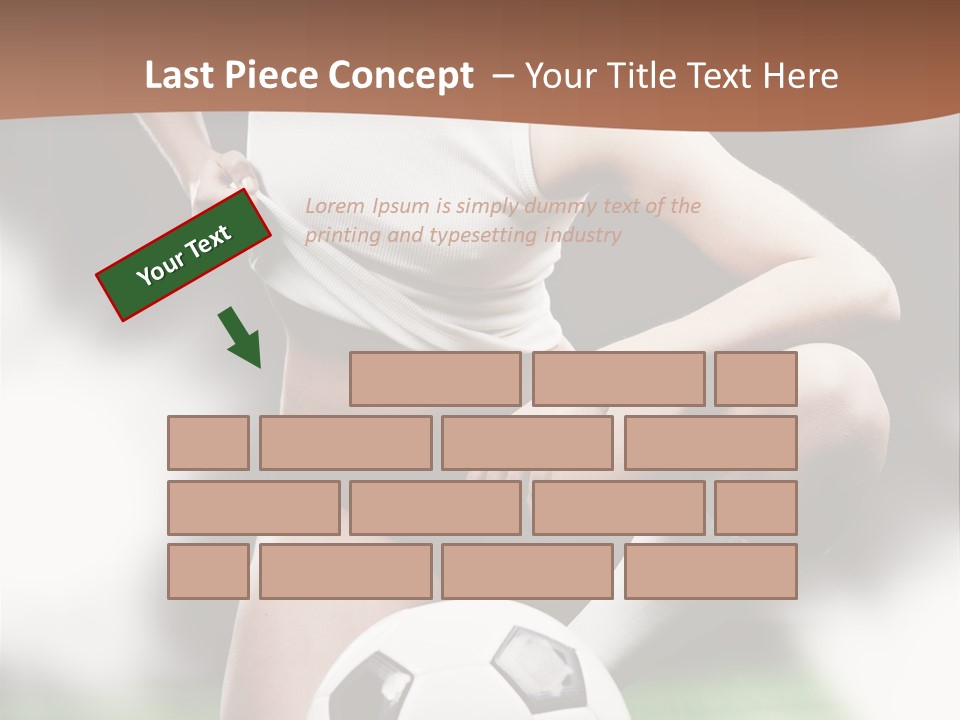 Soccer Woman PowerPoint Template
