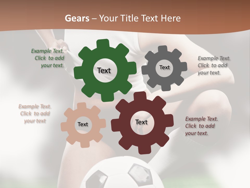Soccer Woman PowerPoint Template