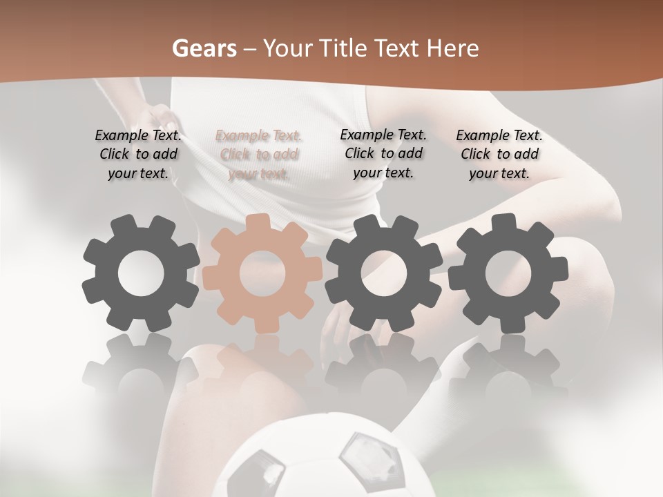 Soccer Woman PowerPoint Template