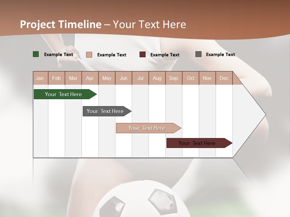 Soccer Woman PowerPoint Template
