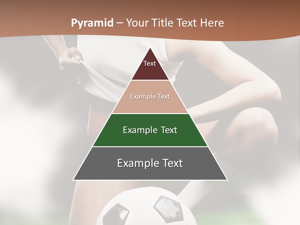 Soccer Woman PowerPoint Template