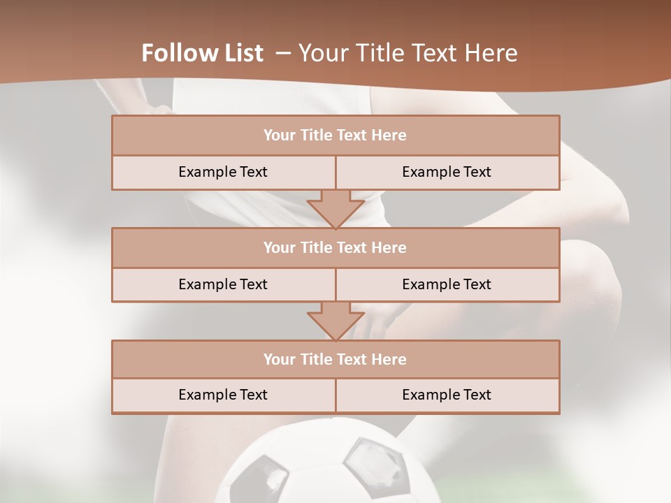 Soccer Woman PowerPoint Template