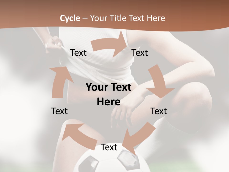 Soccer Woman PowerPoint Template