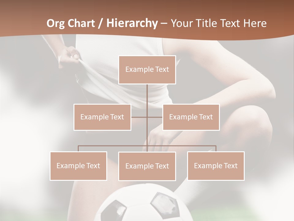 Soccer Woman PowerPoint Template