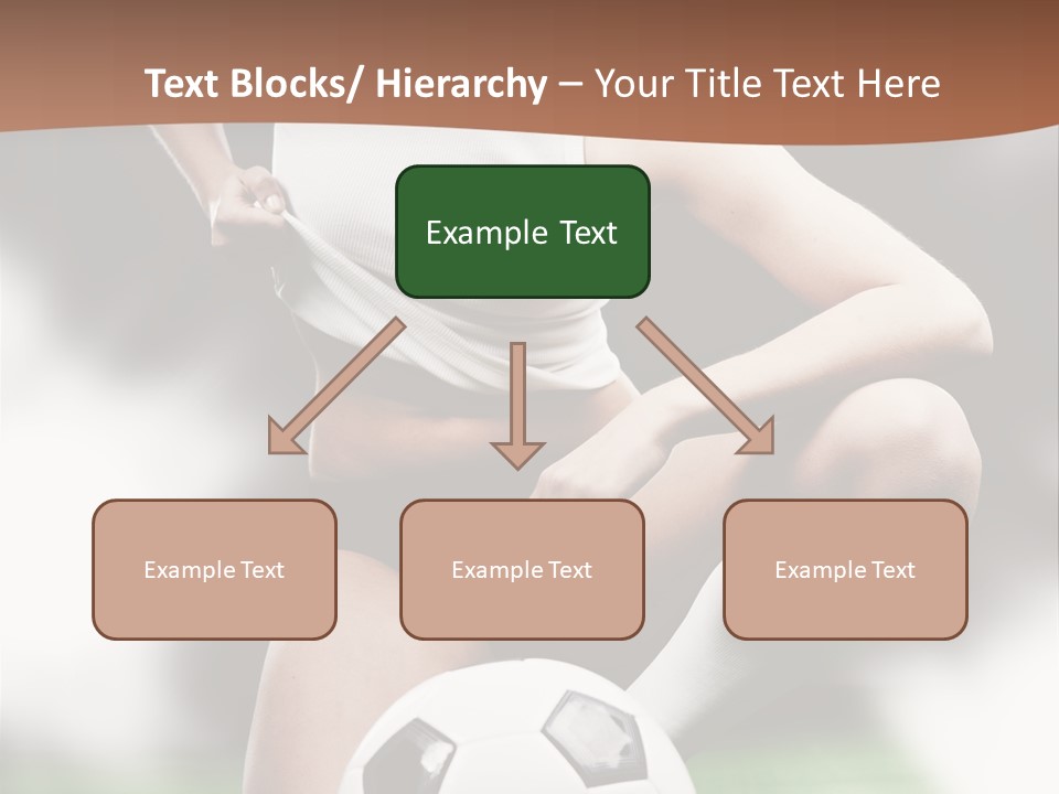 Soccer Woman PowerPoint Template