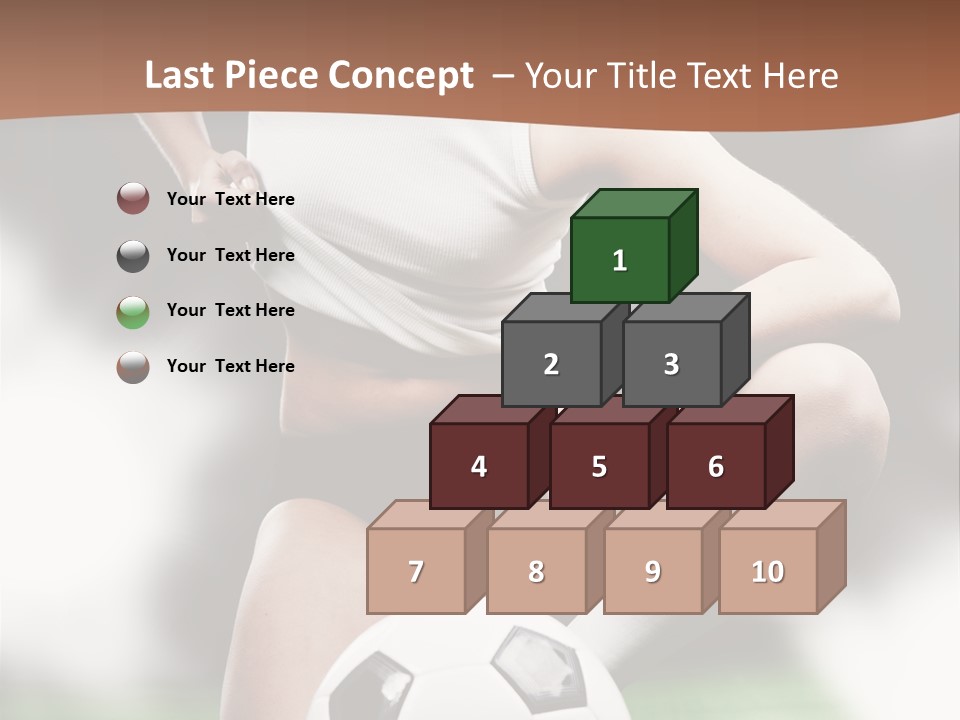 Soccer Woman PowerPoint Template