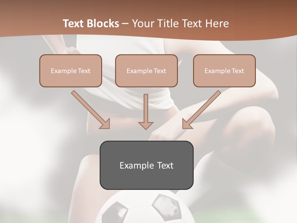 Soccer Woman PowerPoint Template