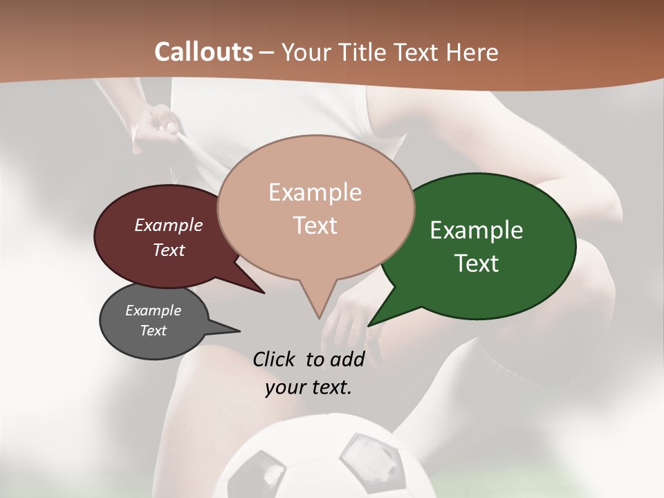 Soccer Woman PowerPoint Template
