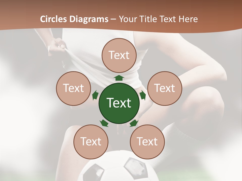 Soccer Woman PowerPoint Template