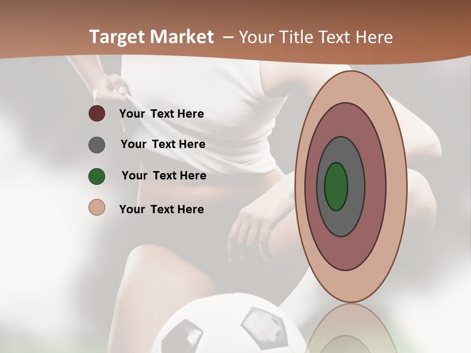 Soccer Woman PowerPoint Template