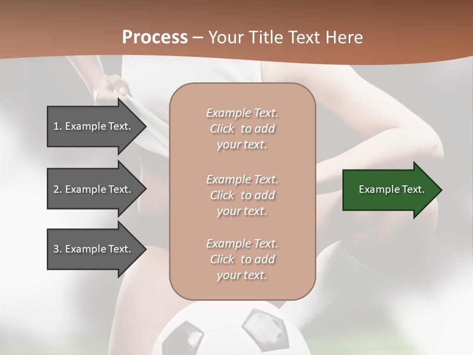Soccer Woman PowerPoint Template