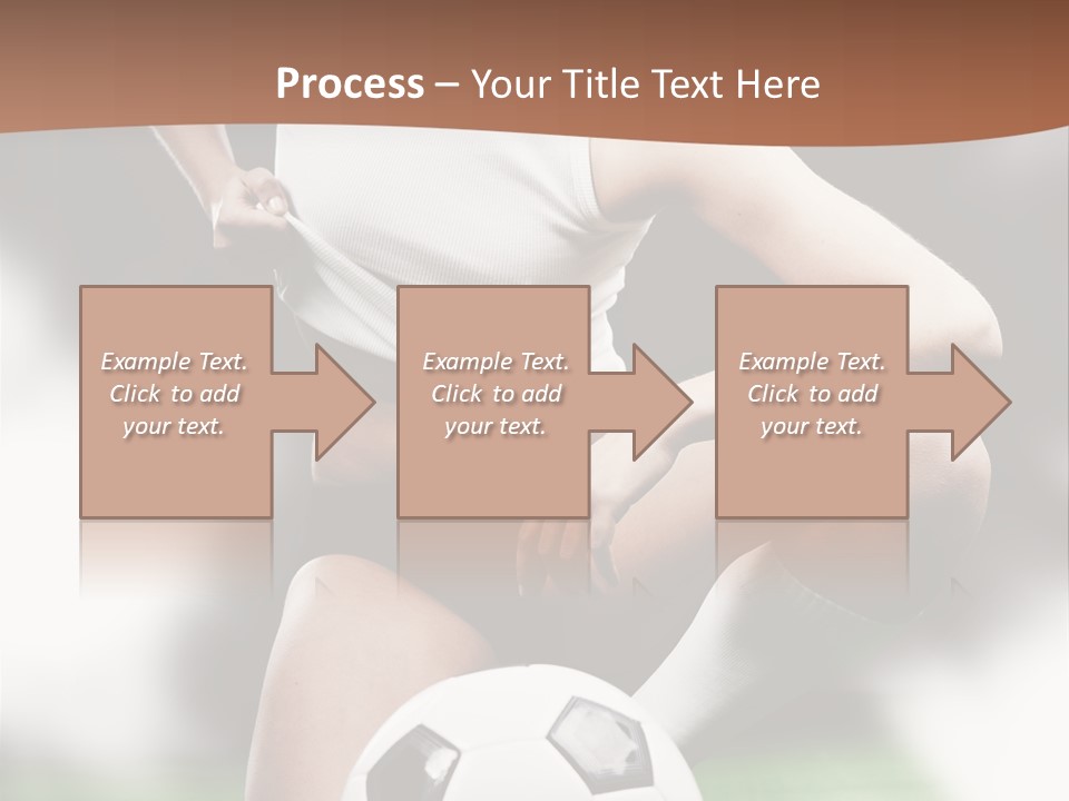 Soccer Woman PowerPoint Template