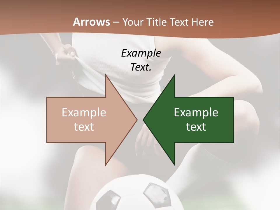 Soccer Woman PowerPoint Template