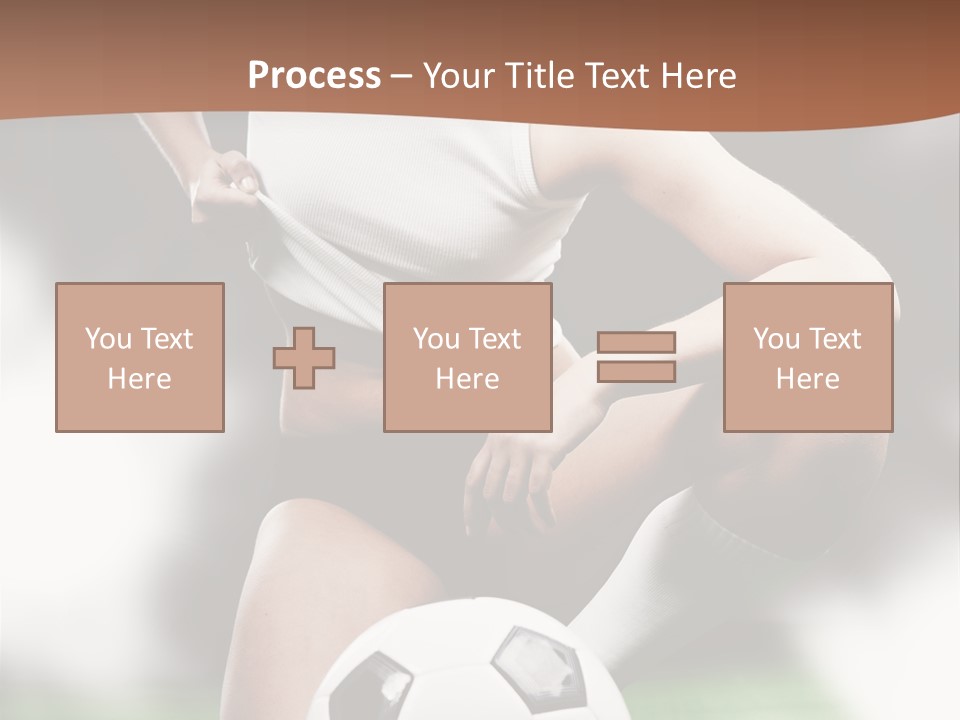 Soccer Woman PowerPoint Template