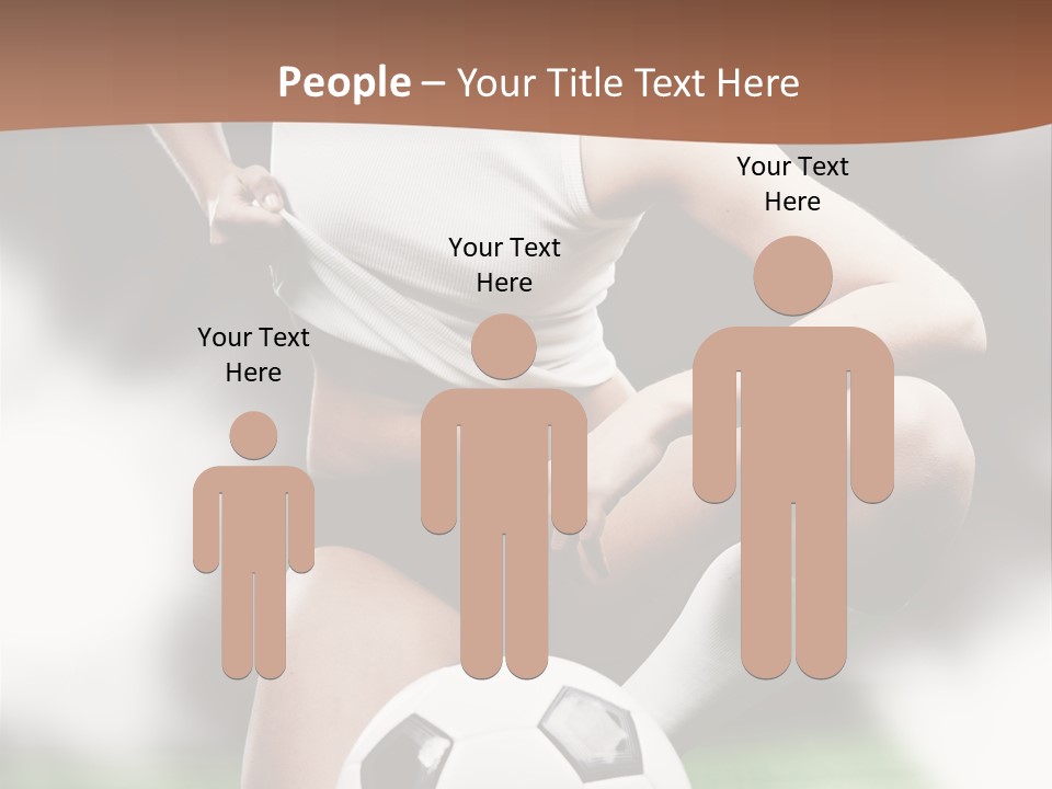 Soccer Woman PowerPoint Template