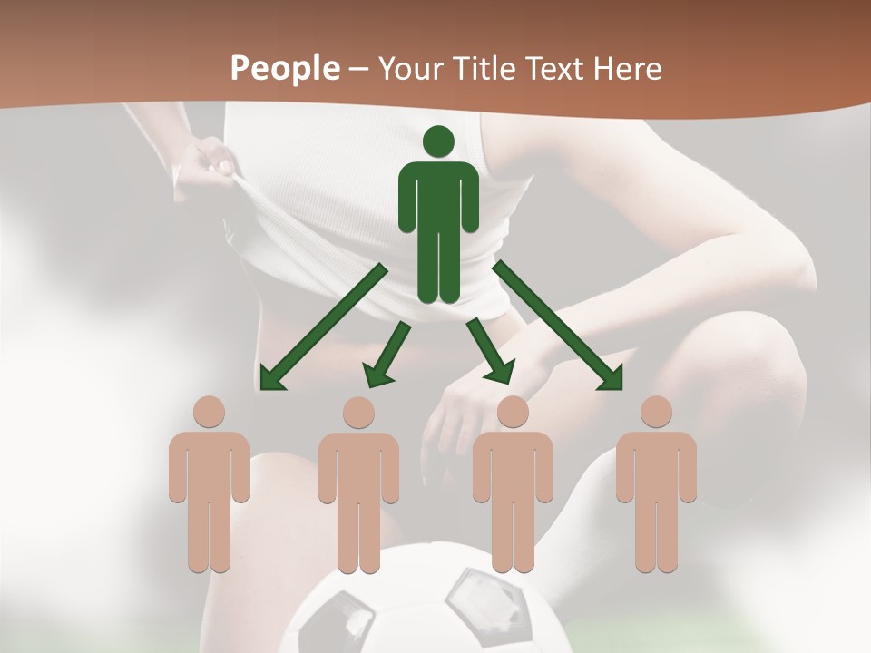 Soccer Woman PowerPoint Template
