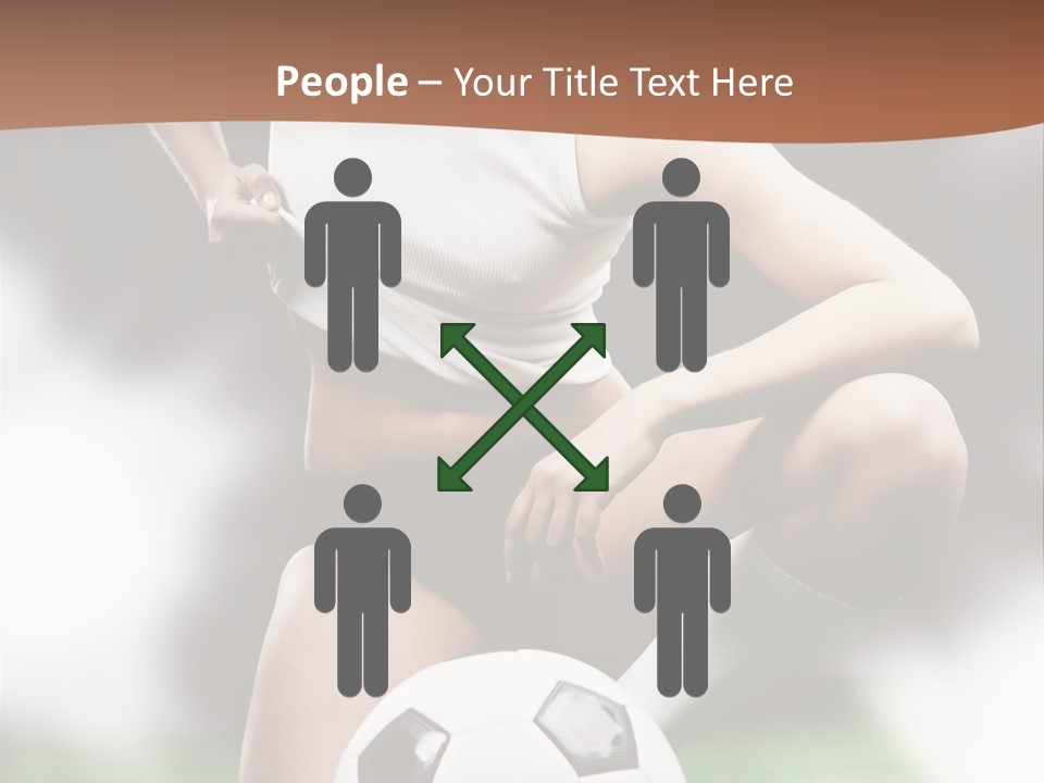 Soccer Woman PowerPoint Template