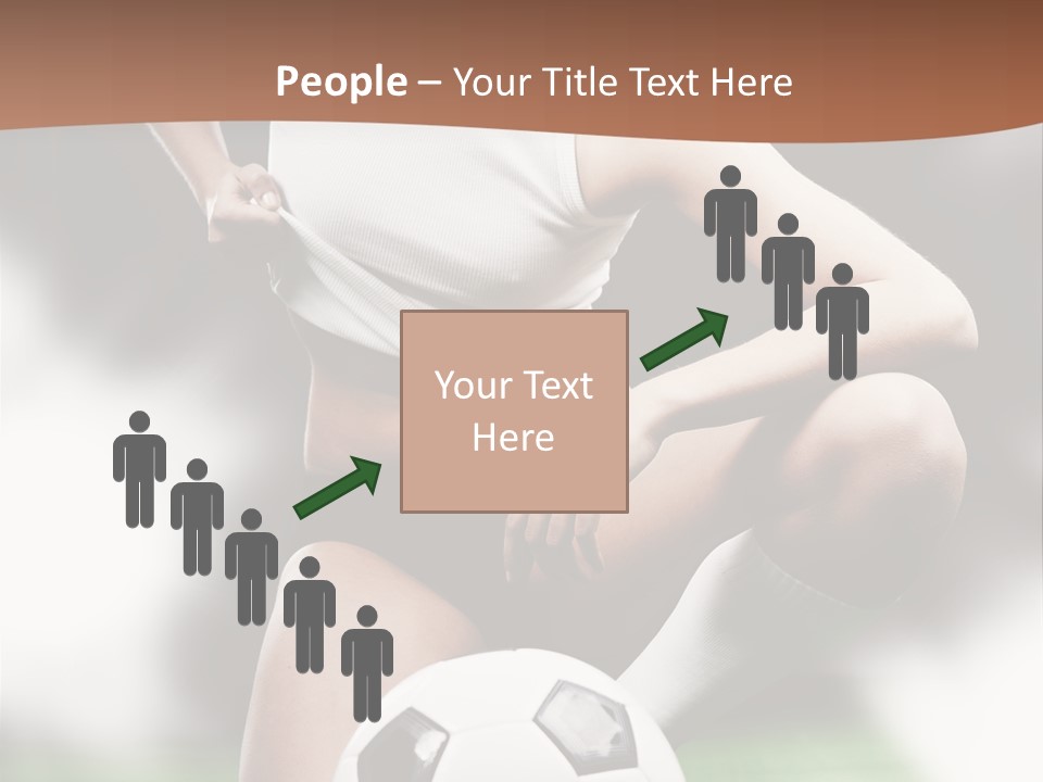 Soccer Woman PowerPoint Template