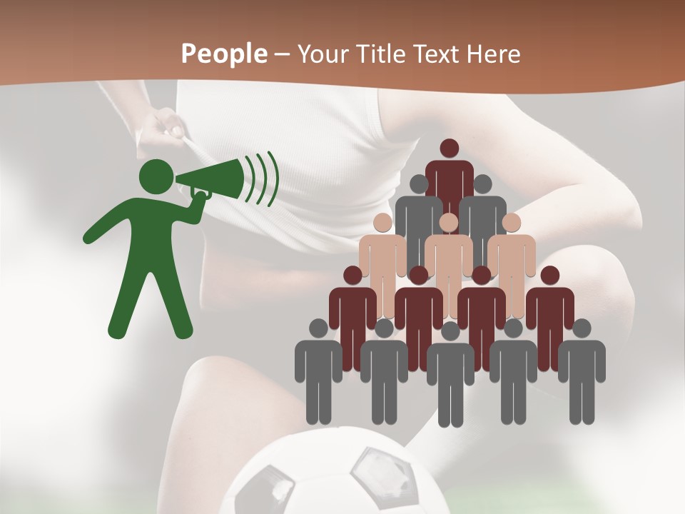 Soccer Woman PowerPoint Template