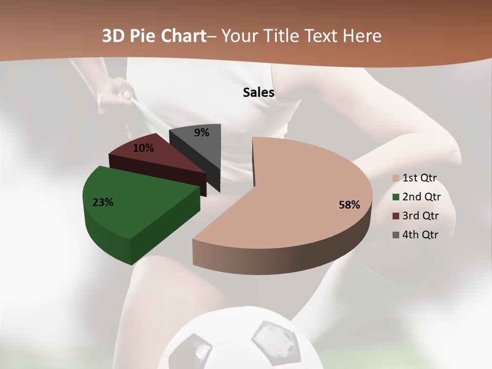 Soccer Woman PowerPoint Template