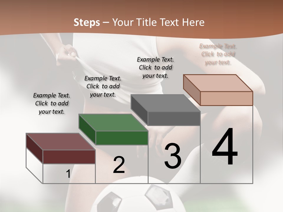 Soccer Woman PowerPoint Template