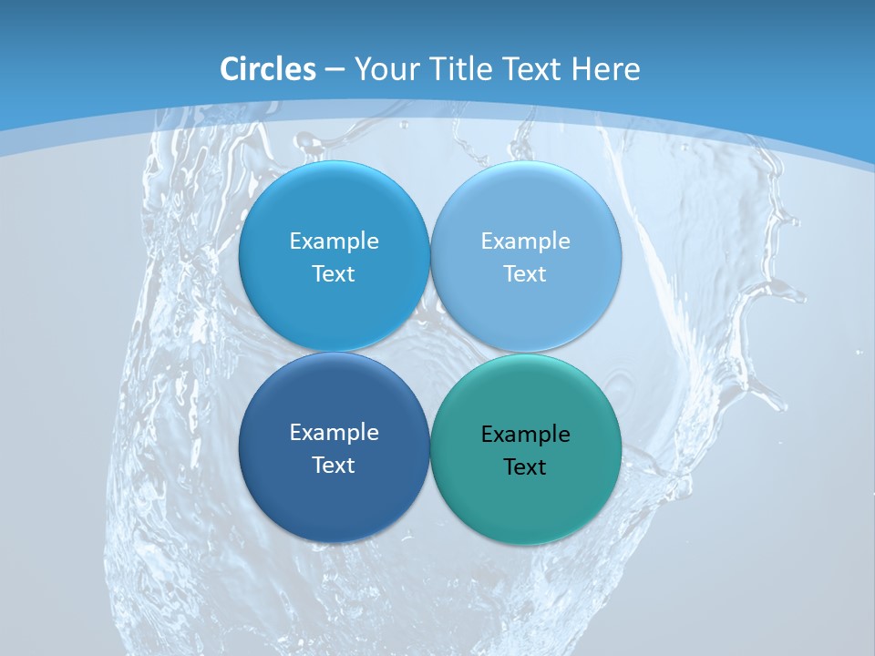 Pattern Wet Isolated PowerPoint Template