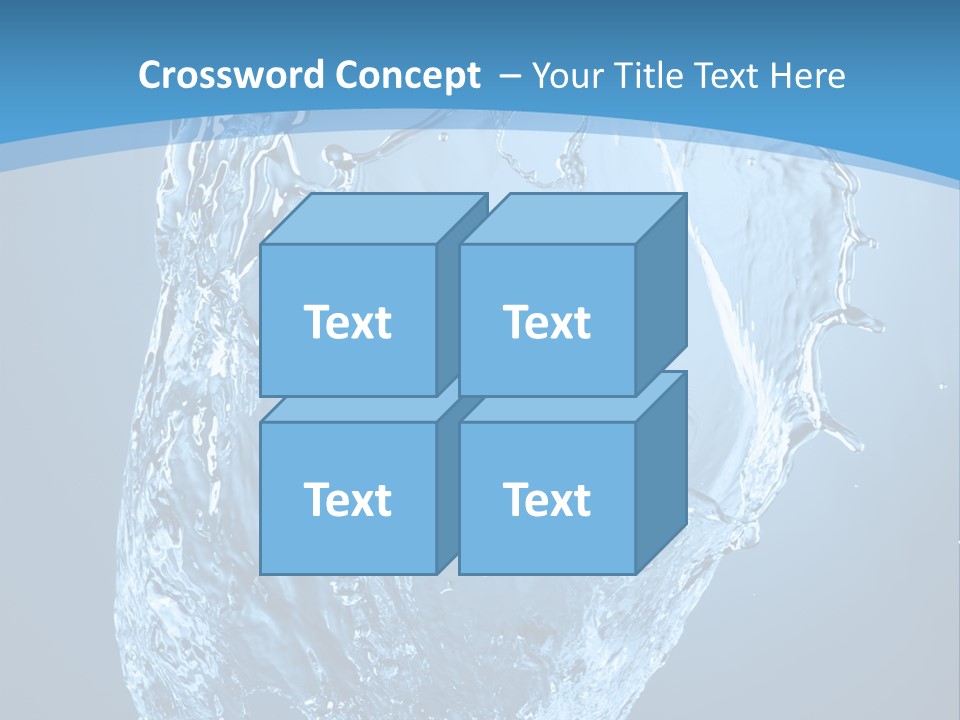 Pattern Wet Isolated PowerPoint Template
